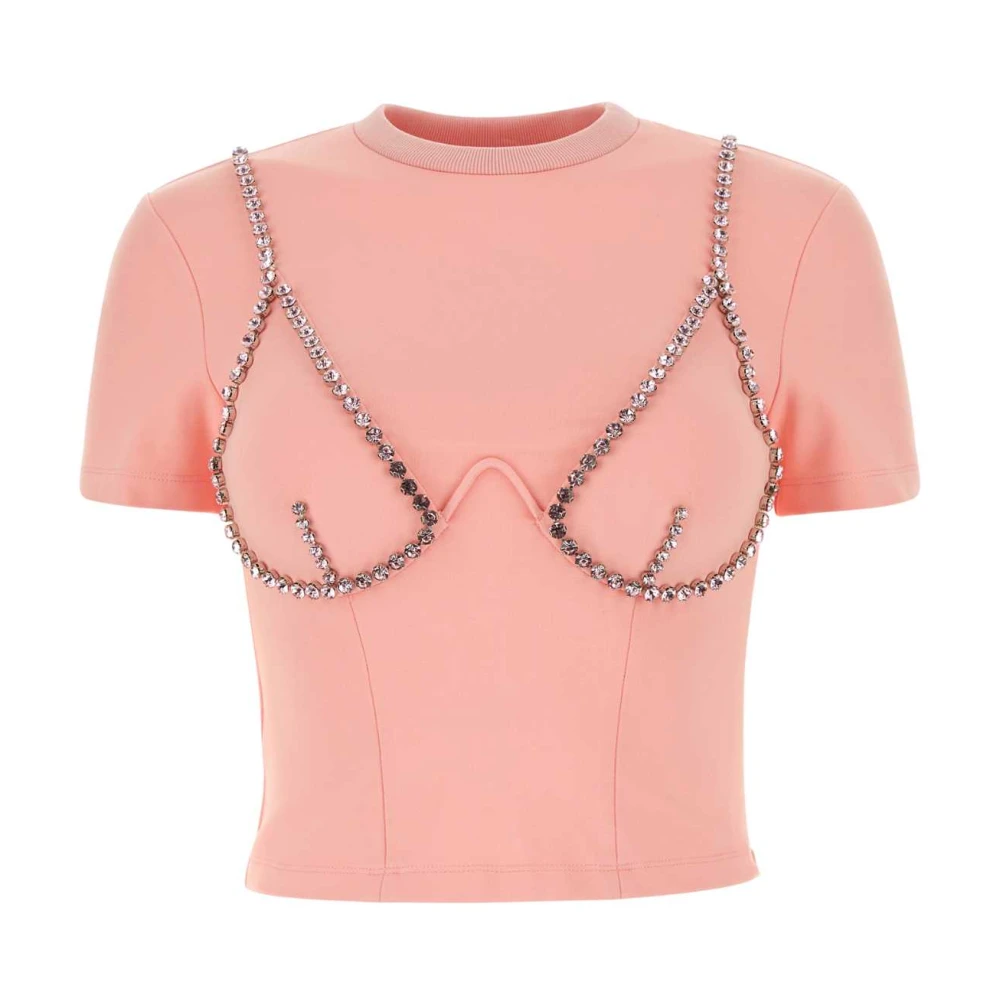 Area Roze stretch jersey T-shirt Pink Dames
