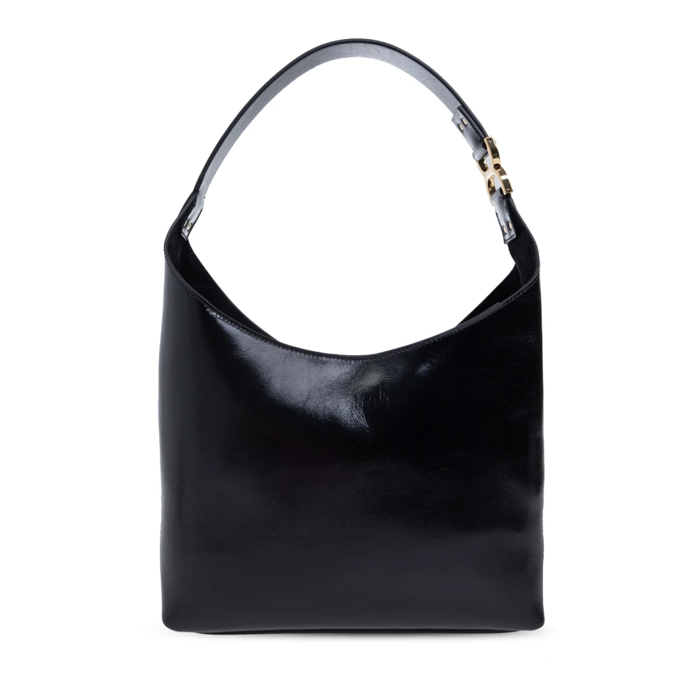 Chloé Marcie Hobo Kleine schoudertas Black Dames