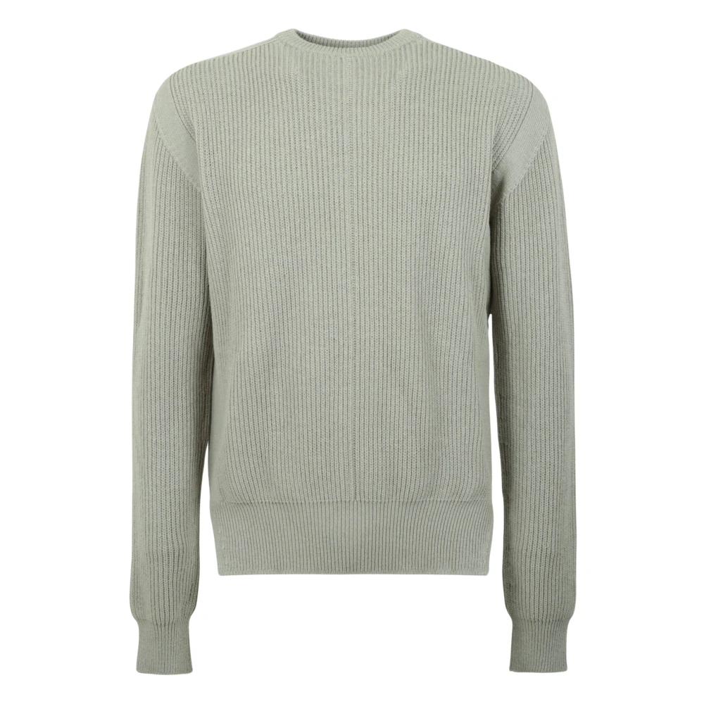 Rick Owens Fisherman Round Neck - Male - Round-Neck Knitwear - Gray - M - Knitwear