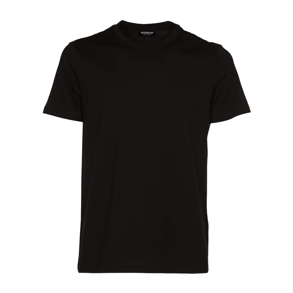 Dondup Zwarte T-shirt Collectie Black Heren
