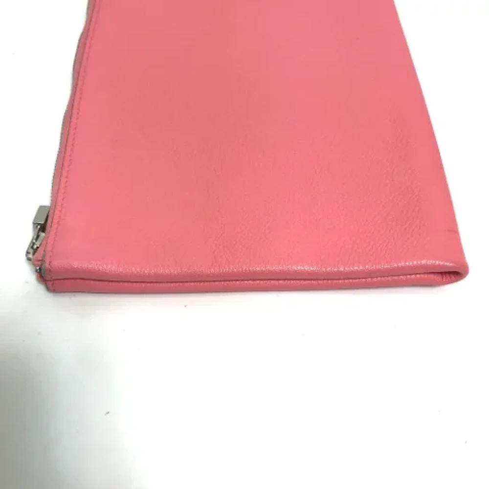 Hermès Vintage Pre-owned Leather pouches Pink Dames