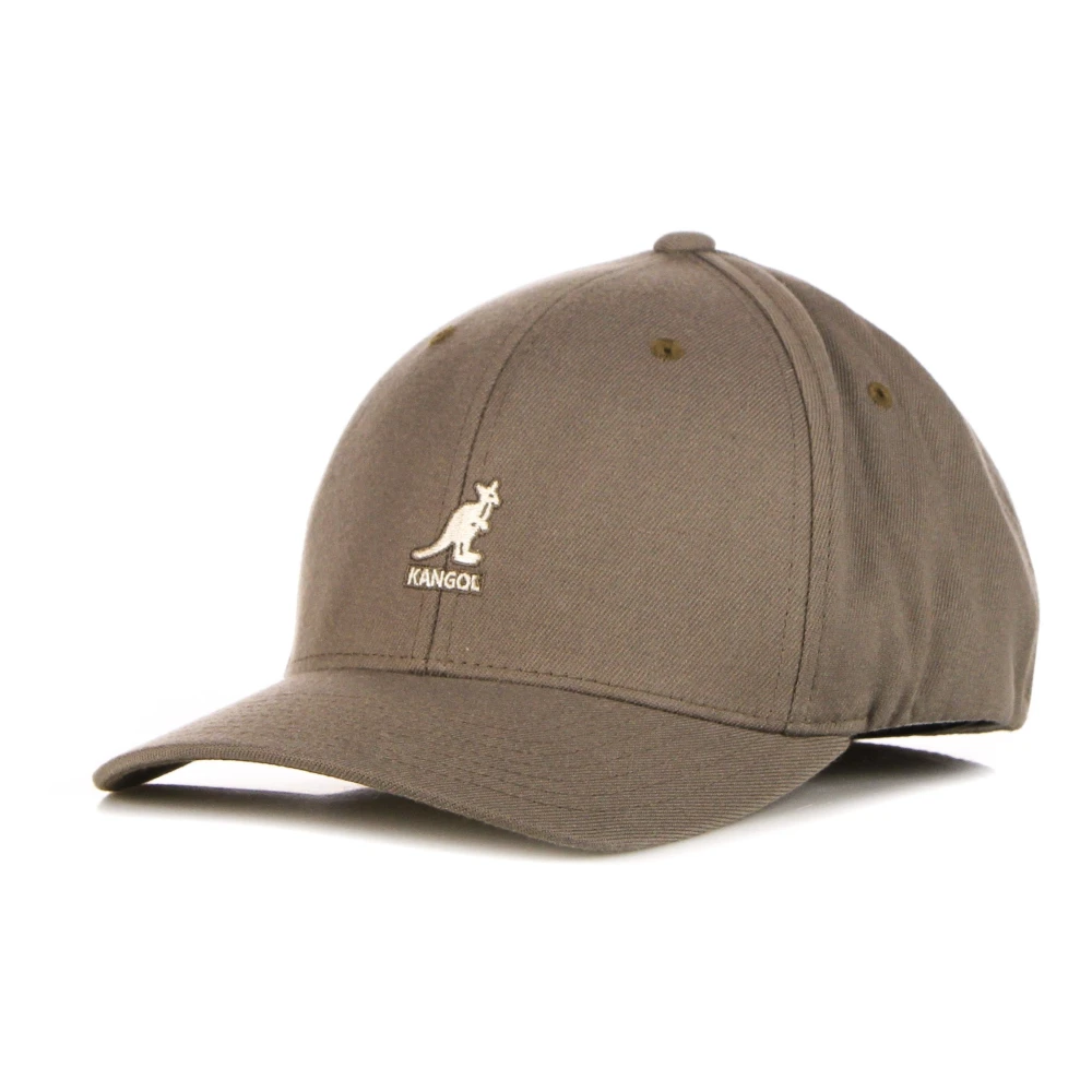 Kangol Flexfit Wol Baseballpet Bruin Brown Heren
