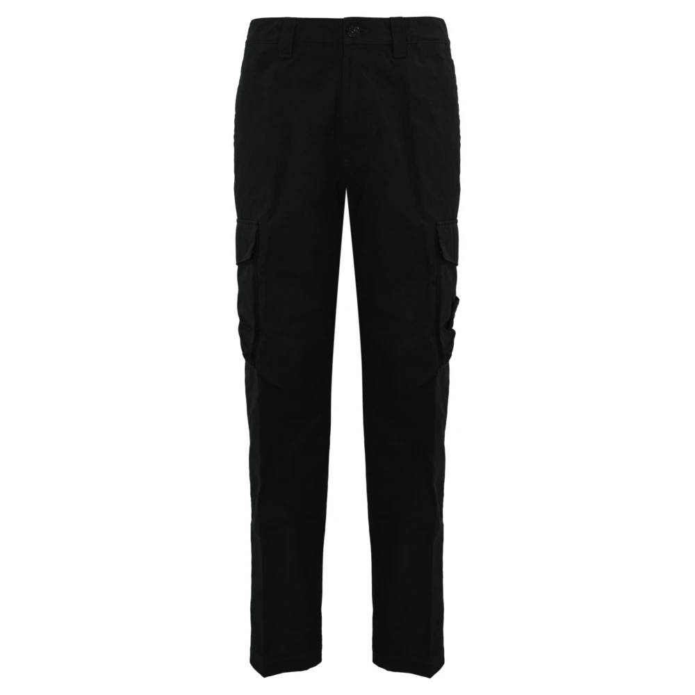 Stone Island Cargo Katoenen Broek Zwart Black Heren