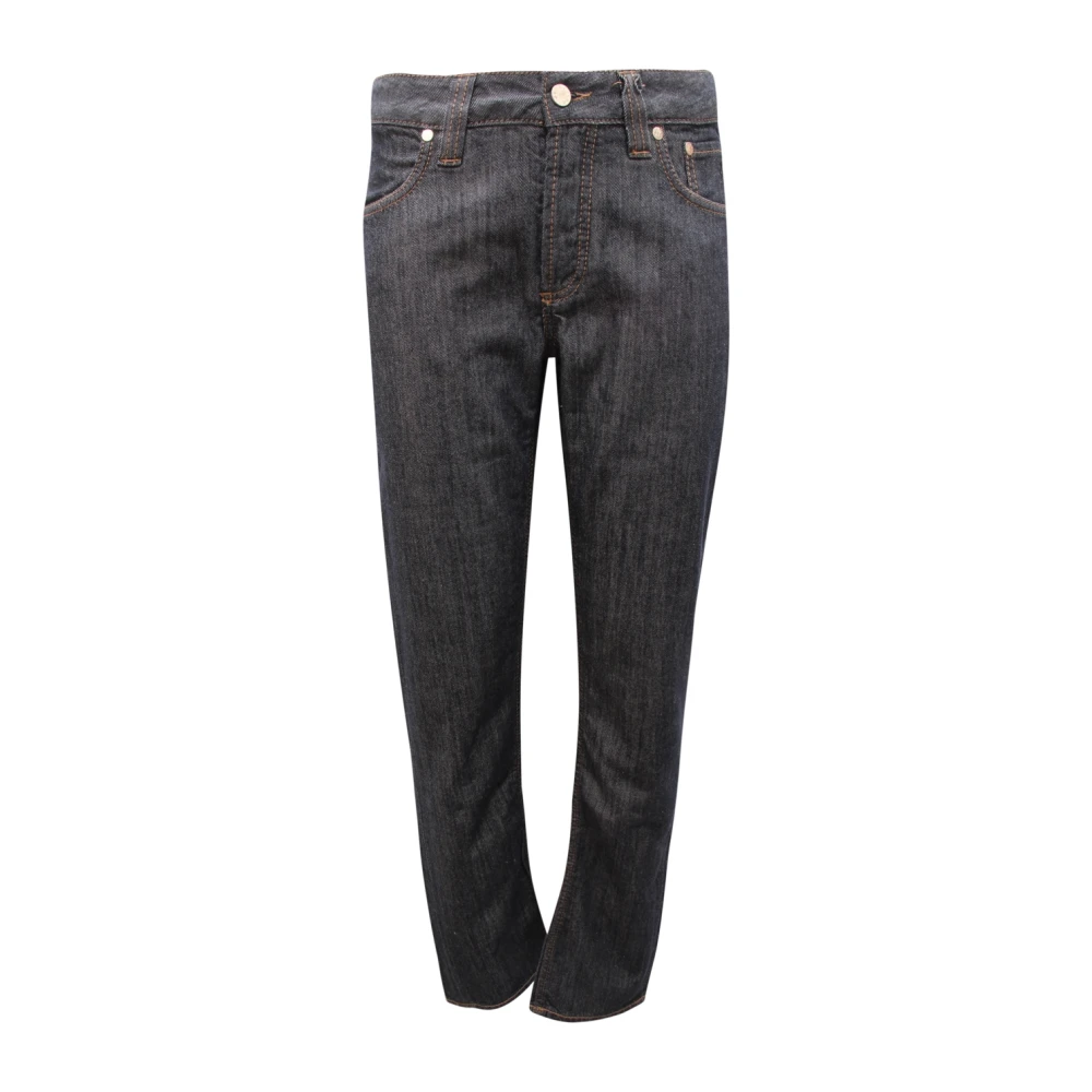Jeckerson Men's Blue Slim Fit Jeans, W29, Italian Style Trousers