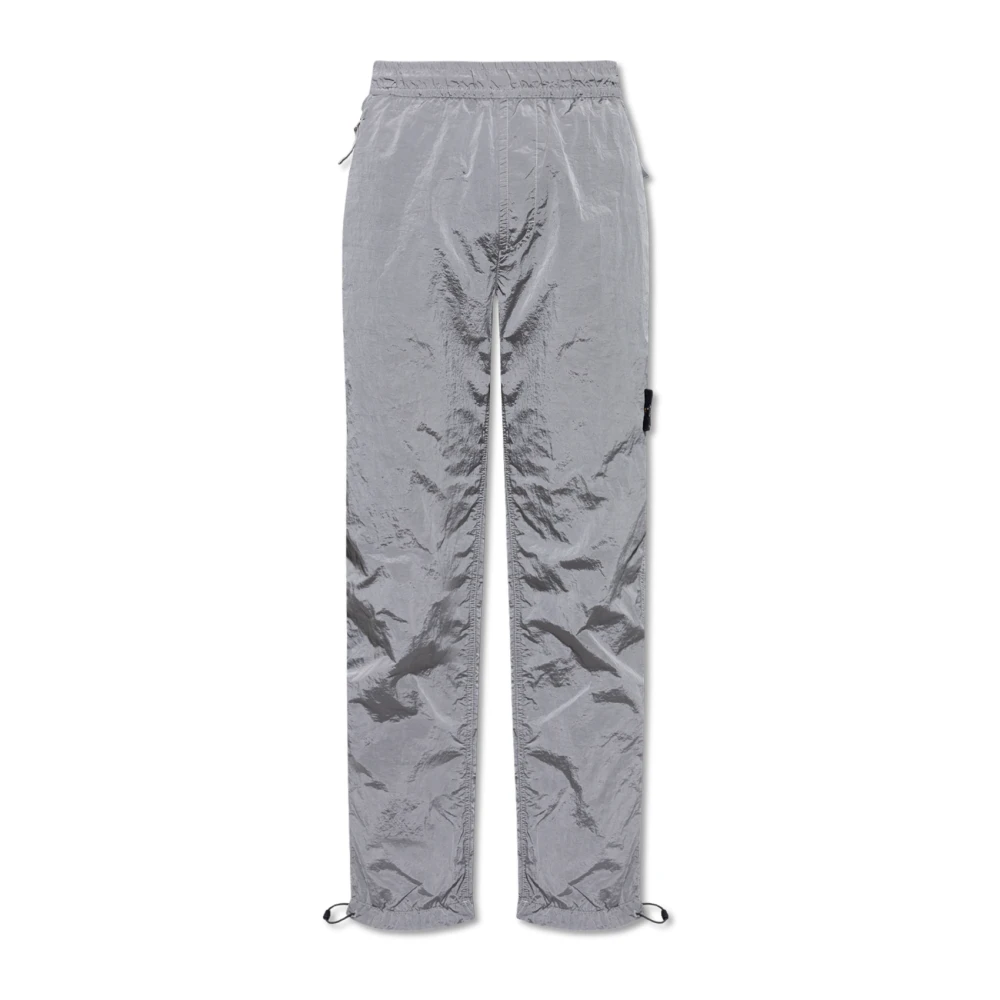 Stone Island Broek met logo Gray Heren