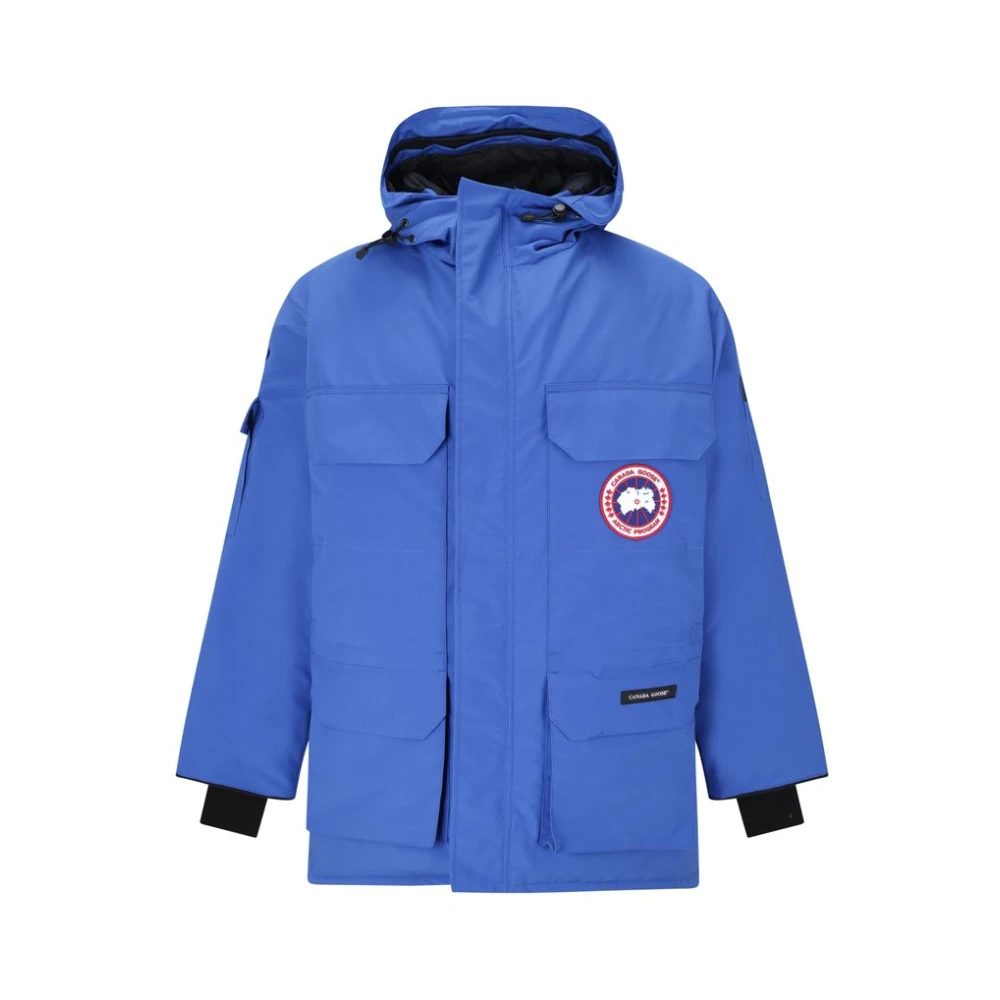 Canada Goose Stijlvolle Blauwe Expeditiejas Blue Heren