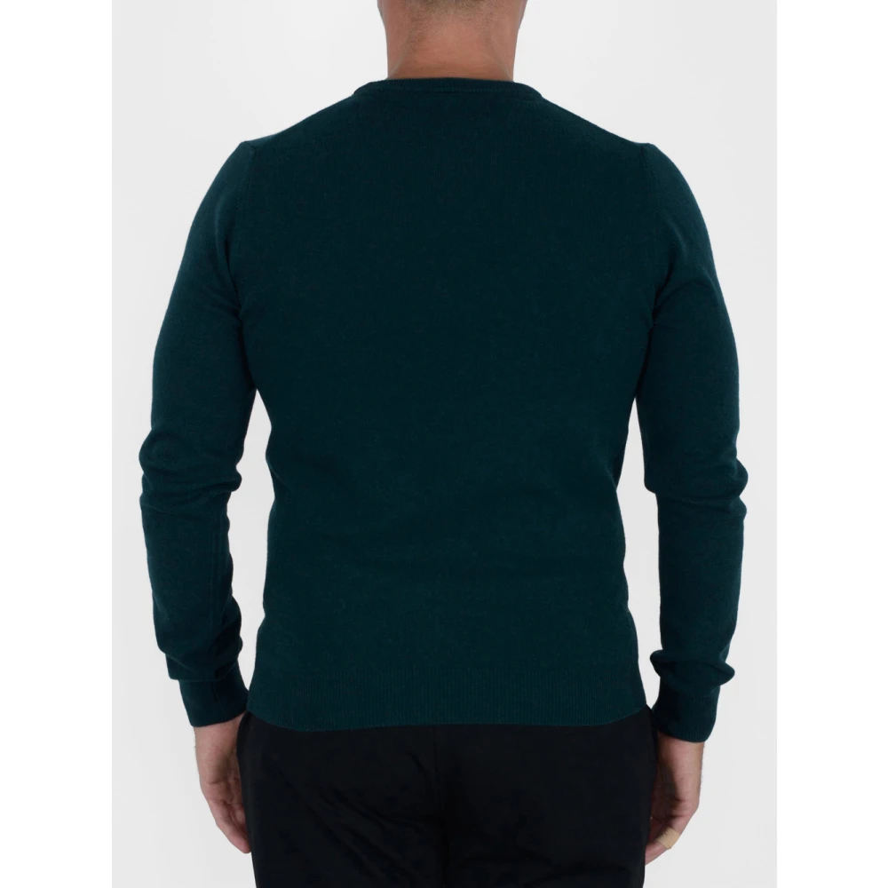 Colmar Groene Sweater Basic Ronde Hals Stijl Green Heren