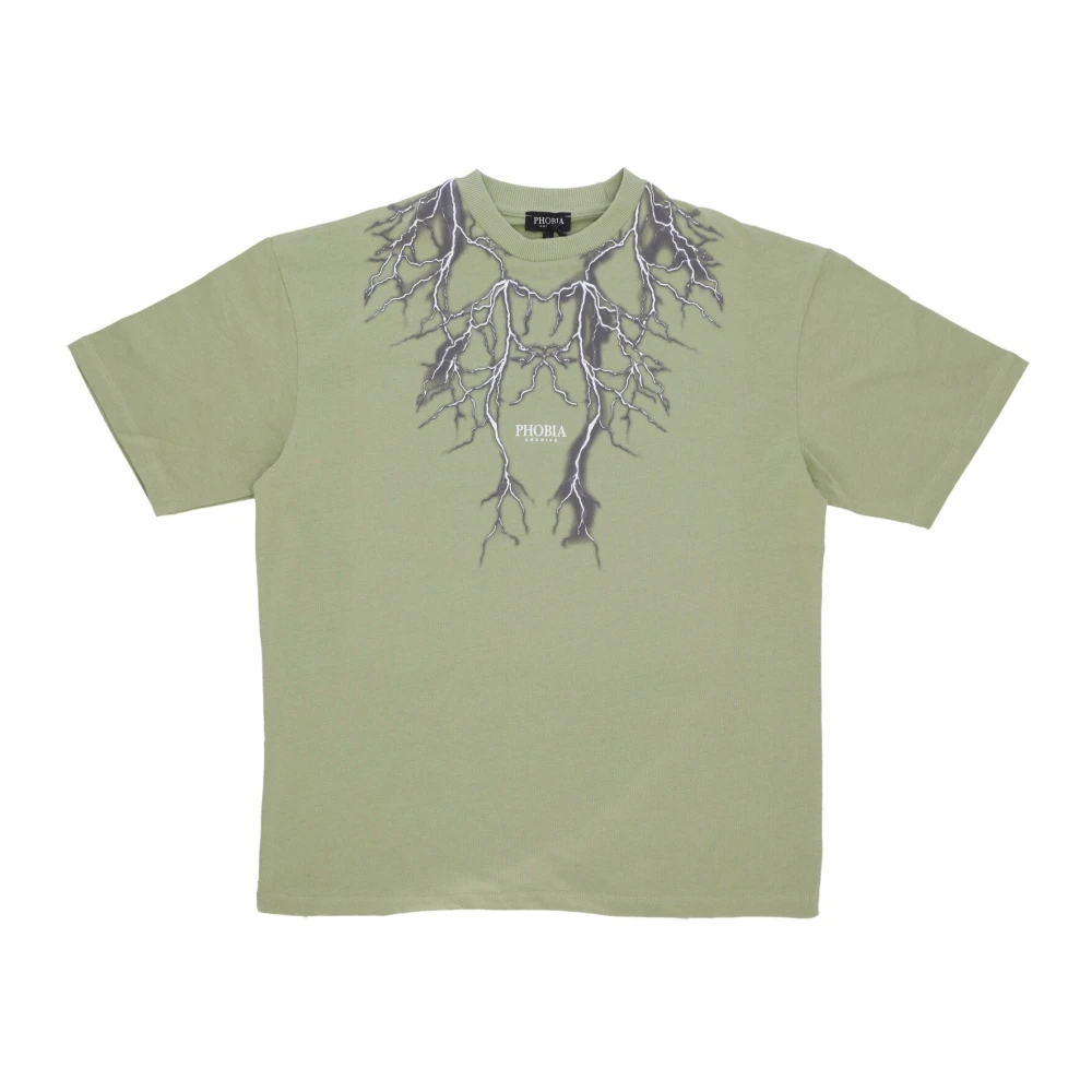 Phobia Archive Uomo Verde Top, Xl, New,