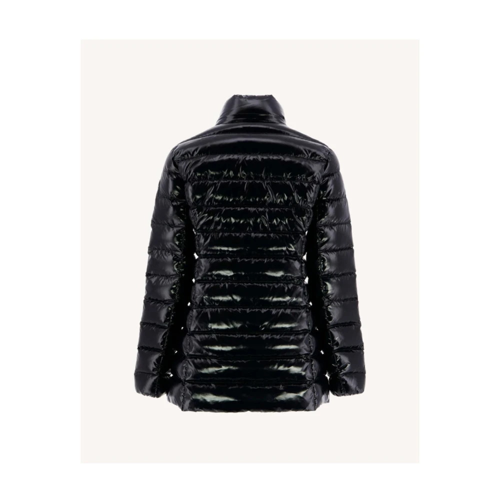 Jott Lilac Puffer Jas met Capuchon Black Dames