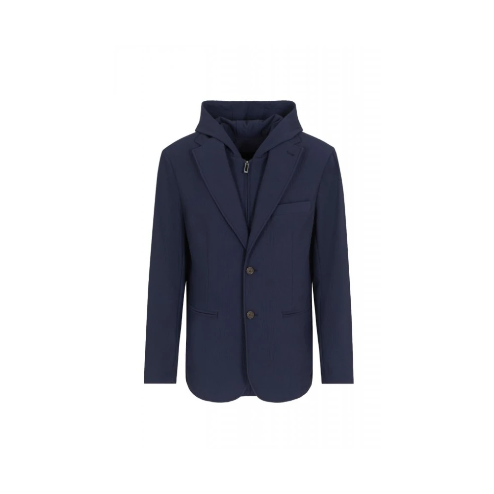 Emporio Armani Herren Blau - Jacken > Blazer