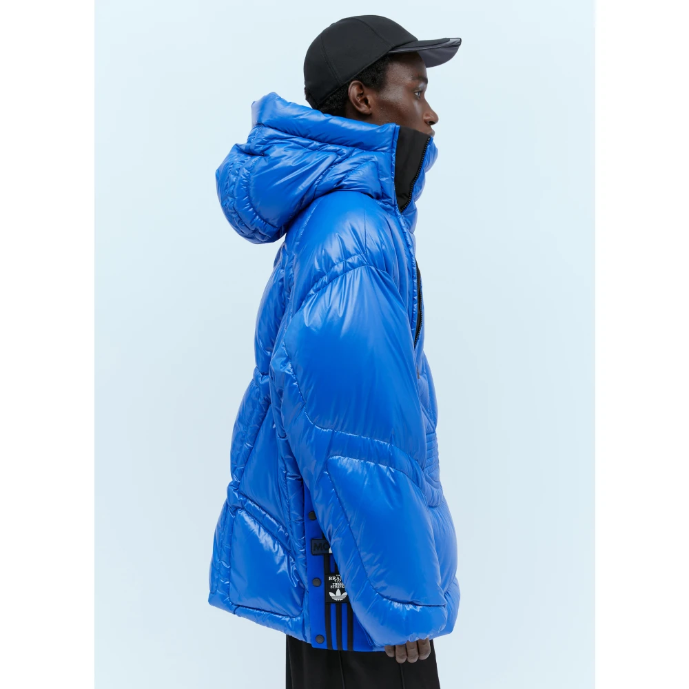 Moncler Gewatteerde Lange Donsjas Blue Heren