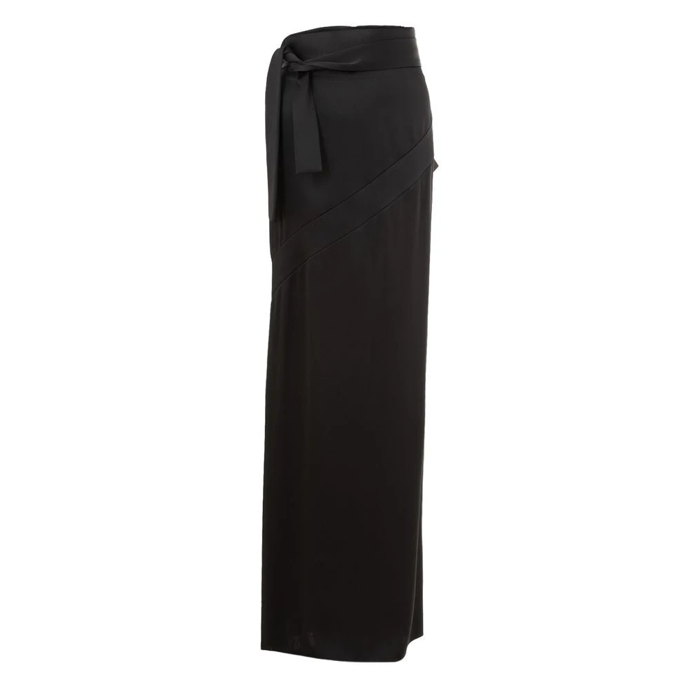 Tom Ford Extra Long Black Satin Skirt - Female - Maxi Skirts - Black - Xs - Skirts - Image 3