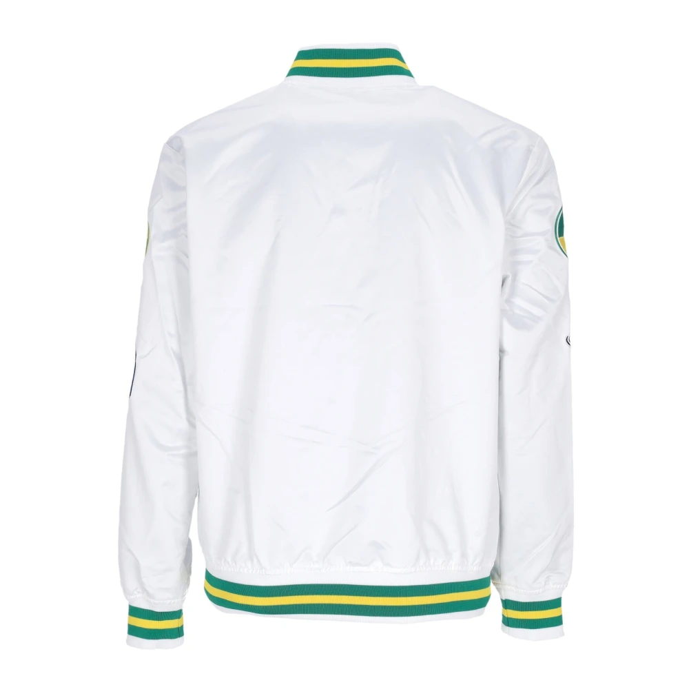 Mitchell & Ness NBA Hometown Bomberjack Wit White Heren
