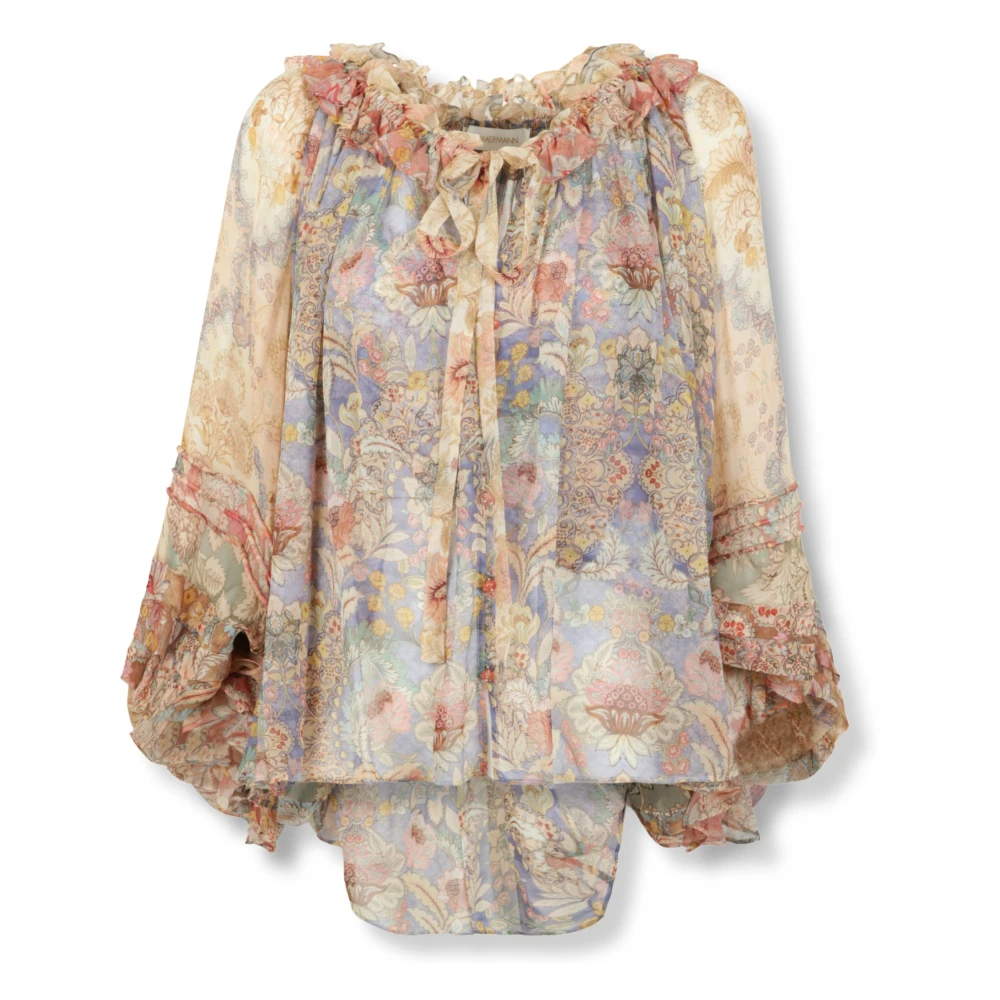 Zimmermann, Blouses, female, Multicolor, Size: 3XS Rebellion Corded Blouse