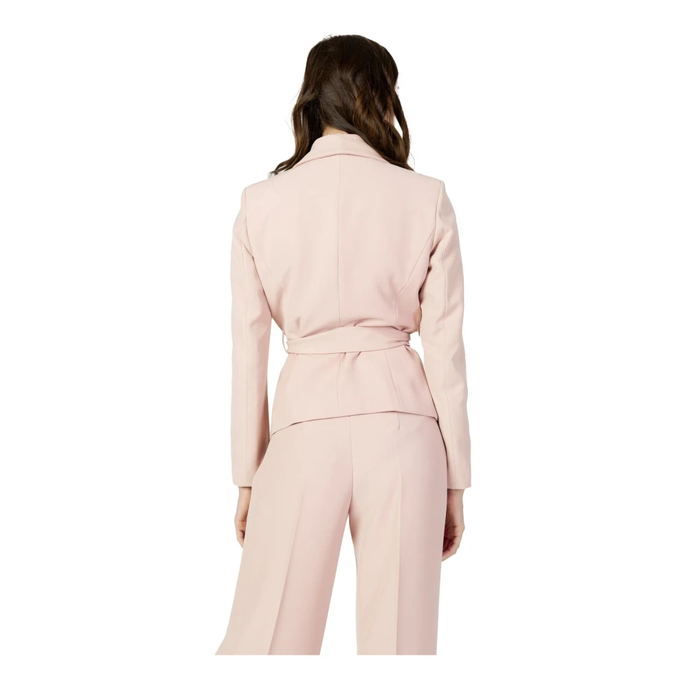 Sandro Ferrone Roze Lange Mouw Blazer Herfst Winter Pink Dames