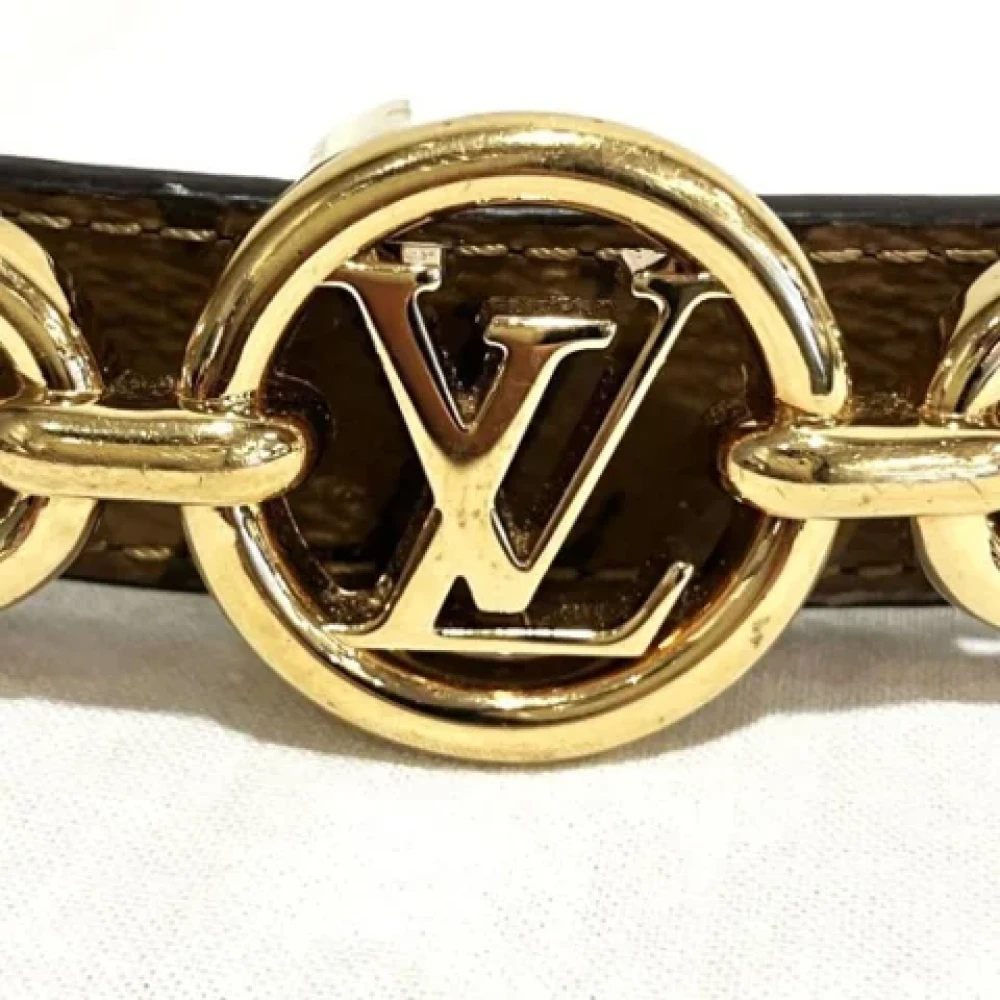 Louis Vuitton Vintage Pre-owned Leather belts Brown Dames