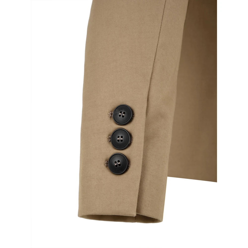 Douuod Woman Bruine Jas met Fenicottero Model Brown Dames