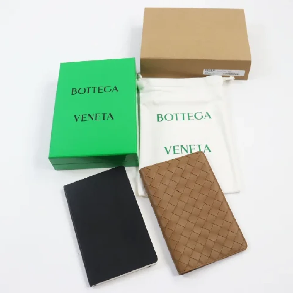 Bottega Veneta Vintage Pre-owned Leather home-office Brown Heren