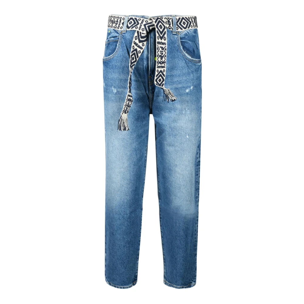 Pinko Denim Jeans met Lyocell Mix Blue Dames