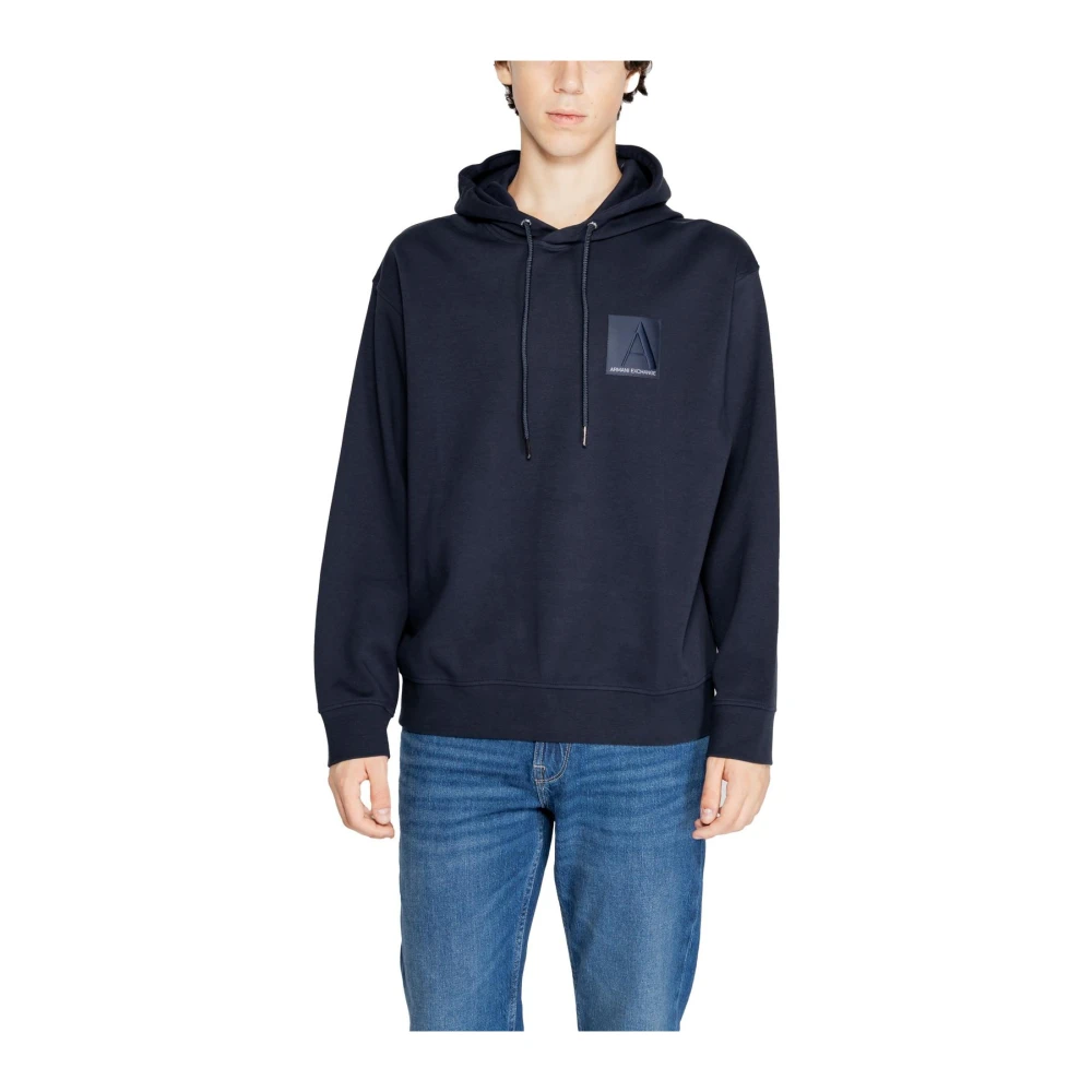 Armani Exchange Uomo Blu Felpe, S, New,