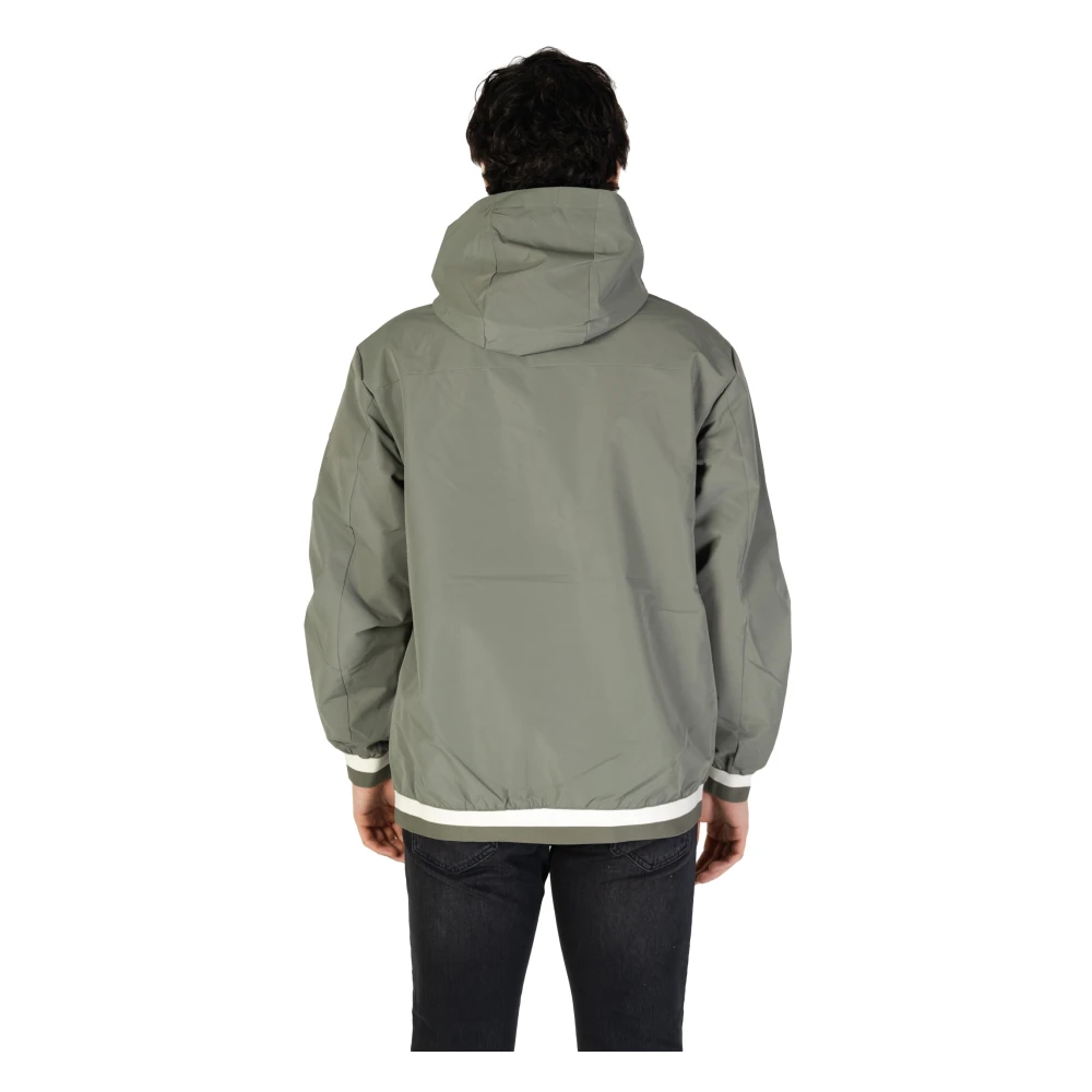 Replay Hooded Full-Zip Jacket Green Heren