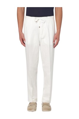 pantalon-casual-en-lin-bleu