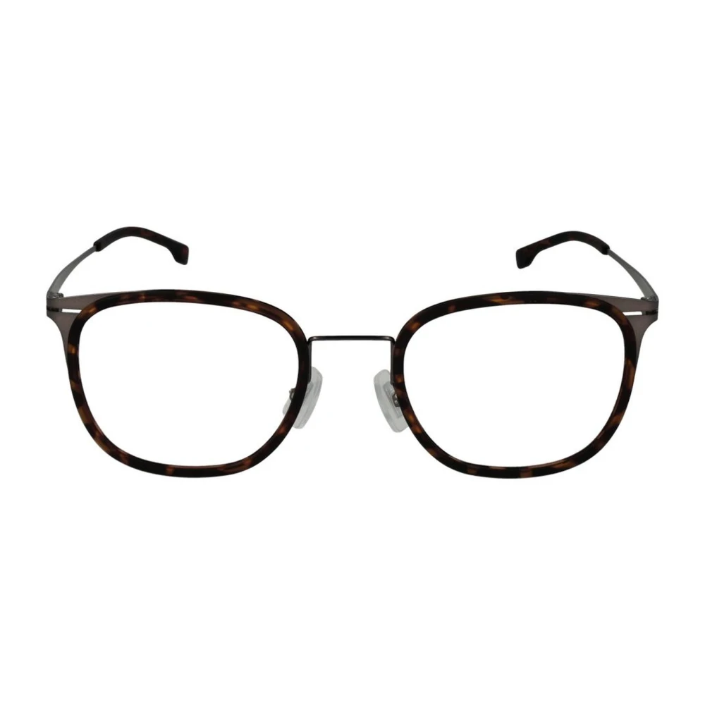 Hugo Boss Bruine Rechthoekige Optische Monturen voor Mannen Brown Heren