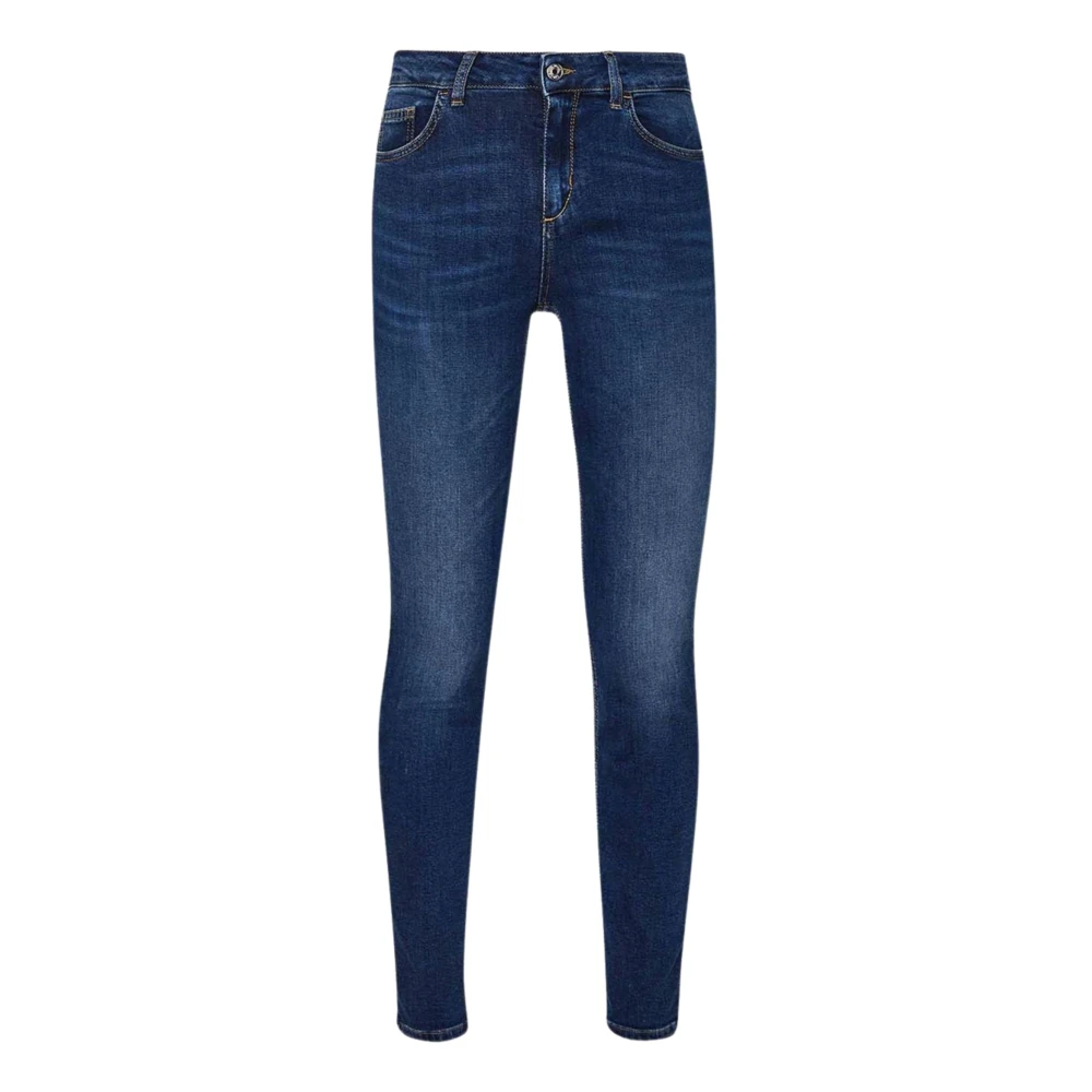 Liu Jo Vrouw Blauw Stretch Denim Skinny Jeans