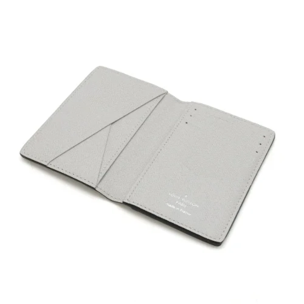 Louis Vuitton Vintage Pre-owned Canvas wallets Gray Heren