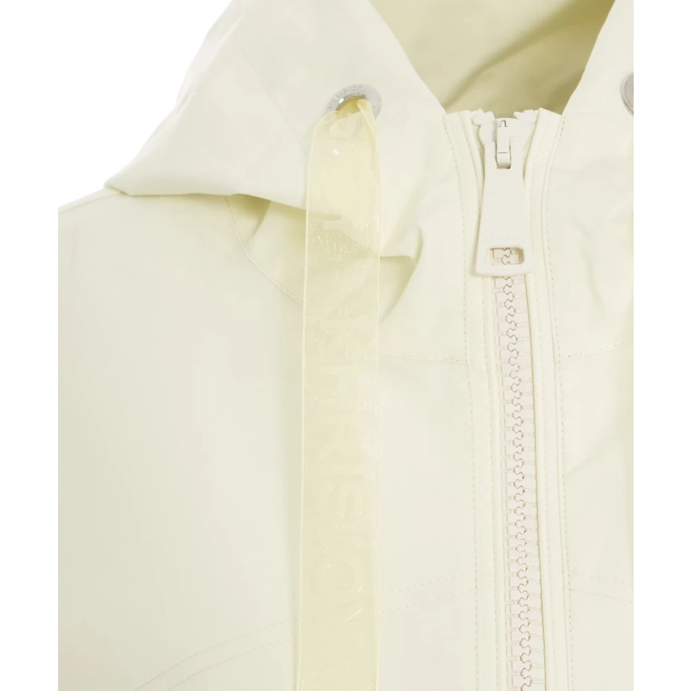 Khrisjoy Witte Hooded Cape Jas Yellow Dames