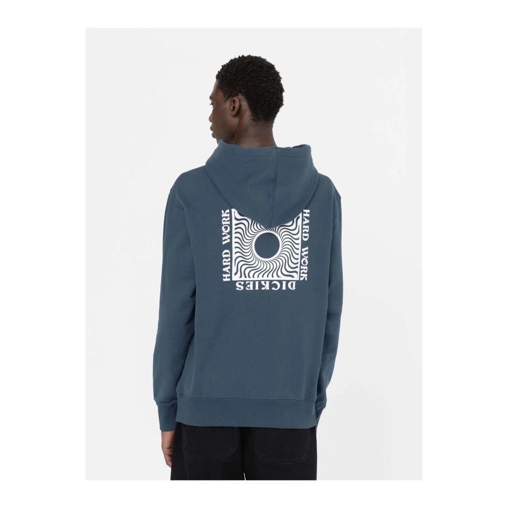 Dickies Blauwe Oatfield Hoodie Blue Heren