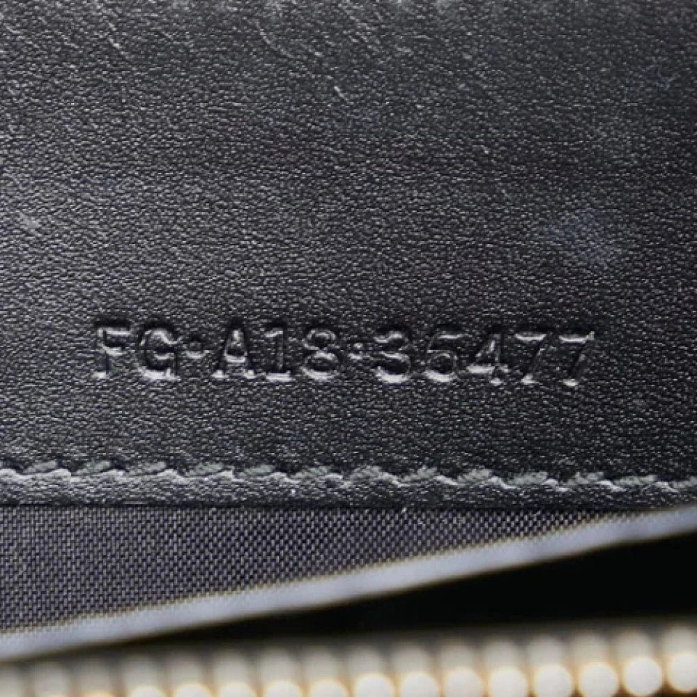 Bvlgari Vintage Pre-owned Leather wallets Black Dames