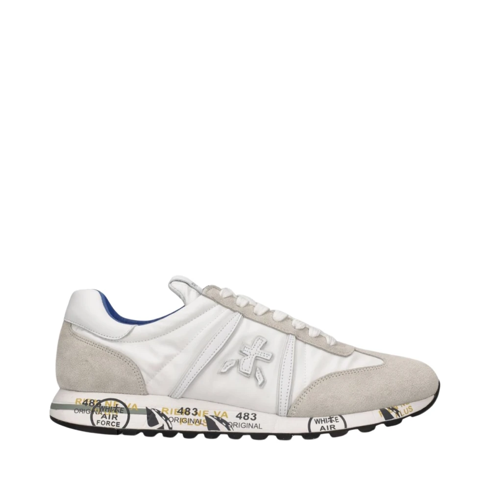 Premiata Lucy Sneakers van stof en suède Heren Schoenen Veelkleurig Multicolor