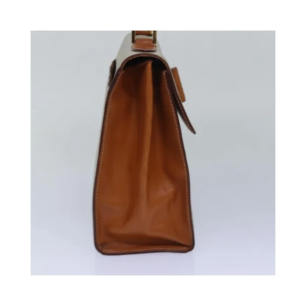 Celine Vintage Pre-owned Canvas handbags Beige Dames