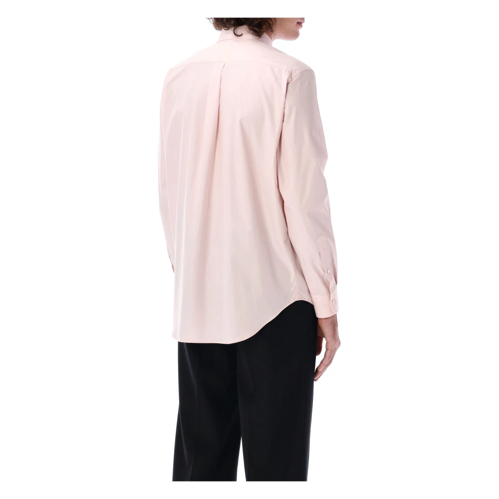 Auralee Lichtroze Oxford Overhemd Pink Heren