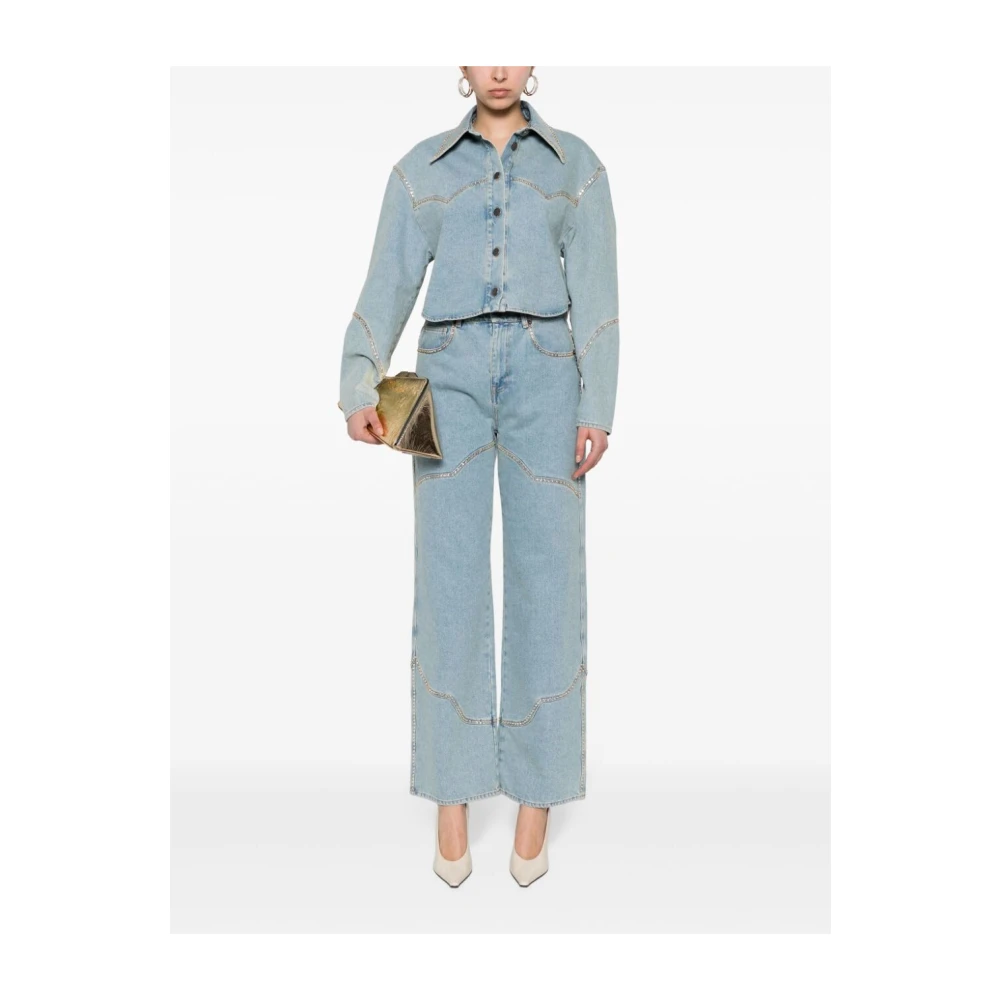 Giuseppe Di Morabito Blauwe Broek Blue Dames