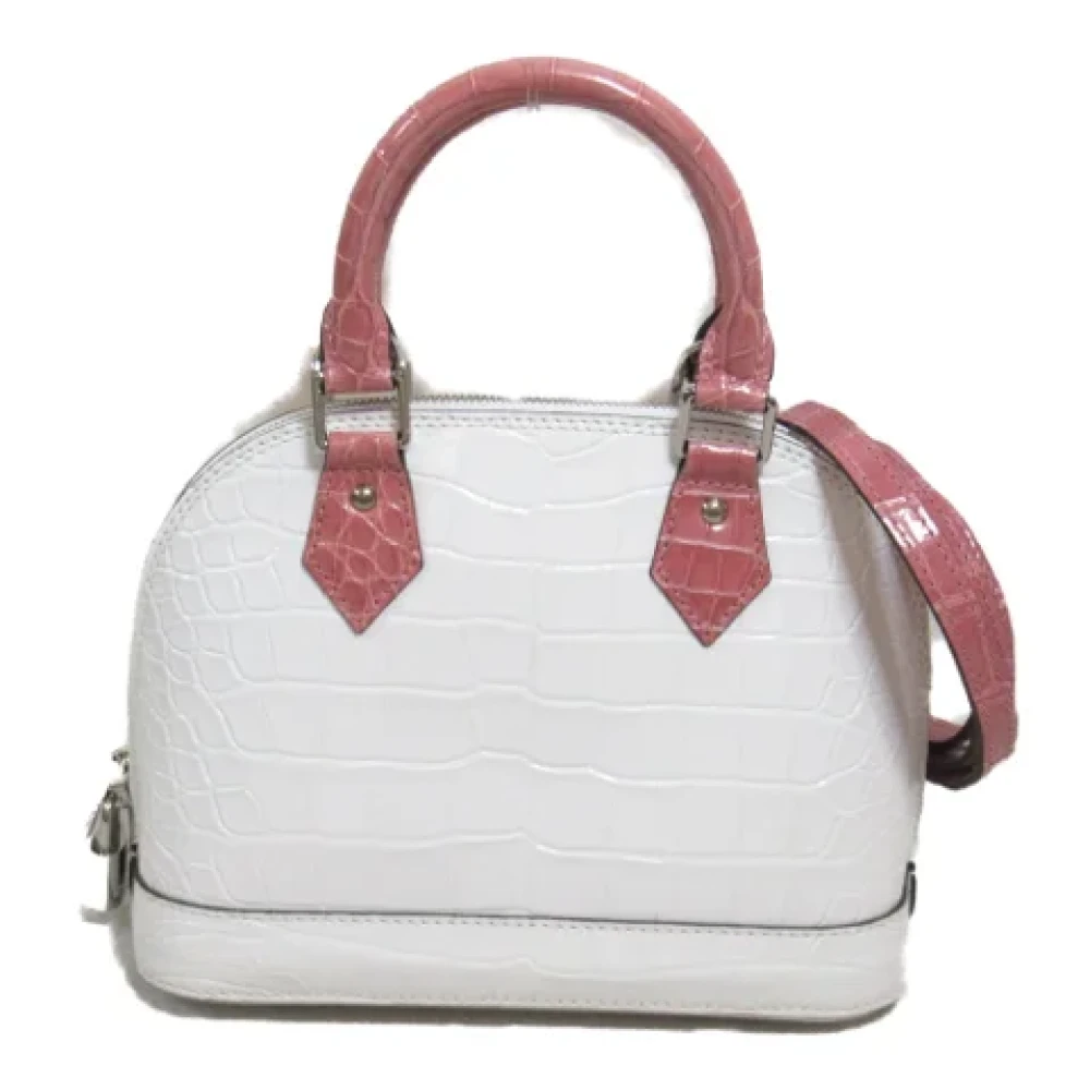 Louis Vuitton Vintage Pre-owned Plastic shoulder-bags White Dames