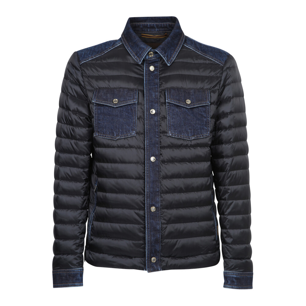 Jean noir veste discount bleue