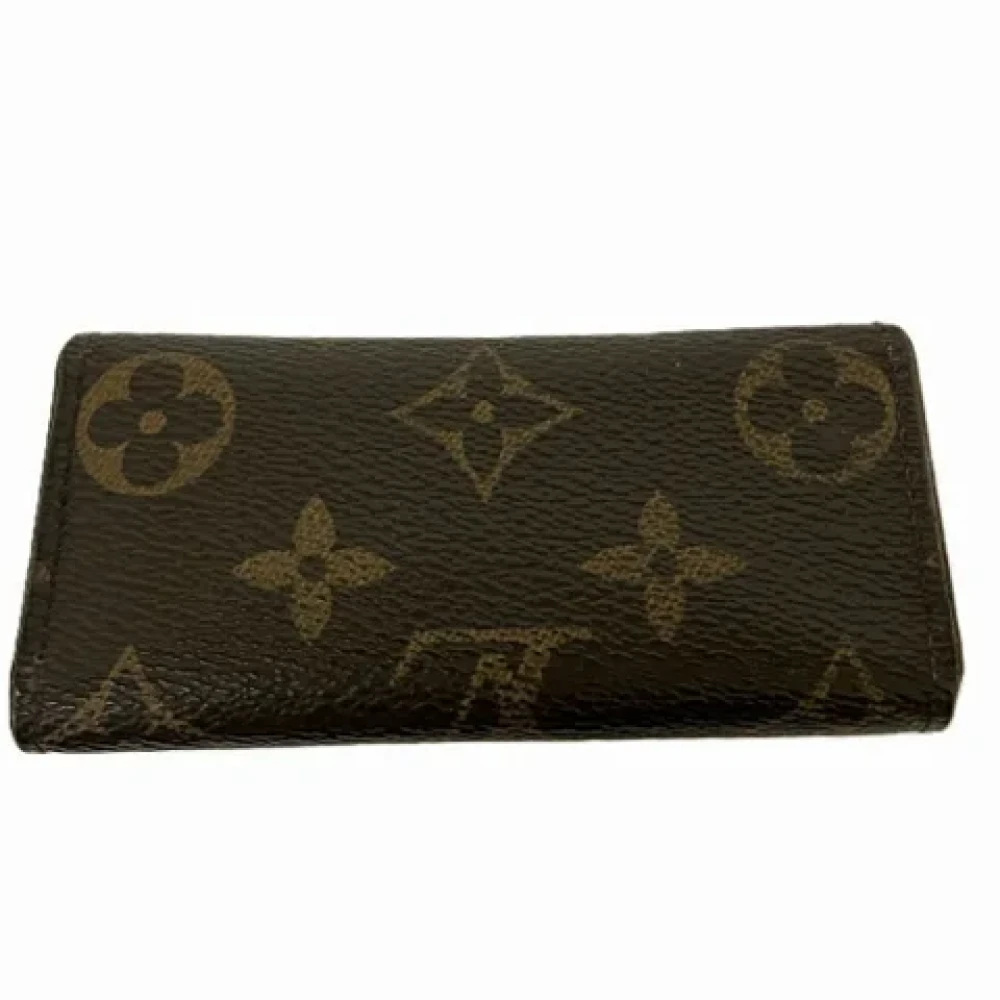 Louis Vuitton Vintage Pre-owned Fabric key-holders Brown Dames