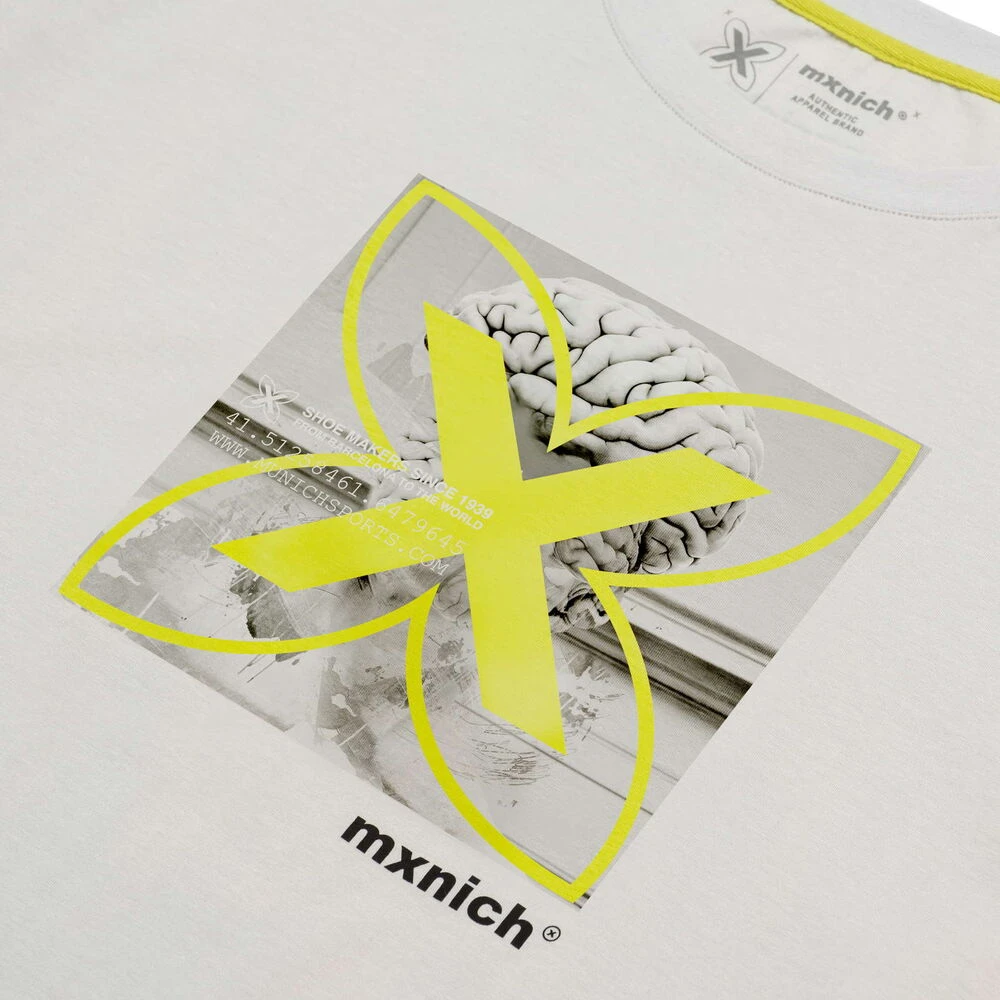 Munich Oversize Streetwear Grafische T-shirt Gray Heren