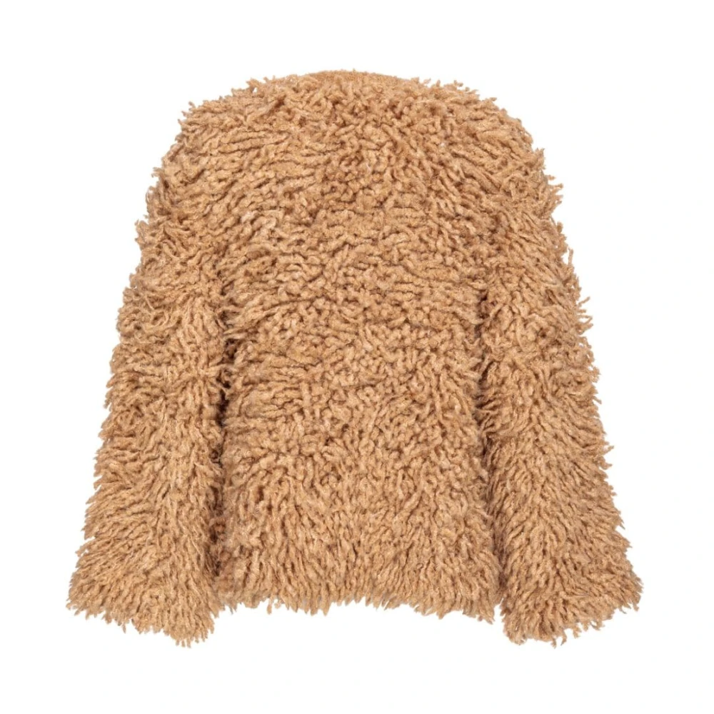 pinko Shearlingjassen met uitsparingen Brown Dames