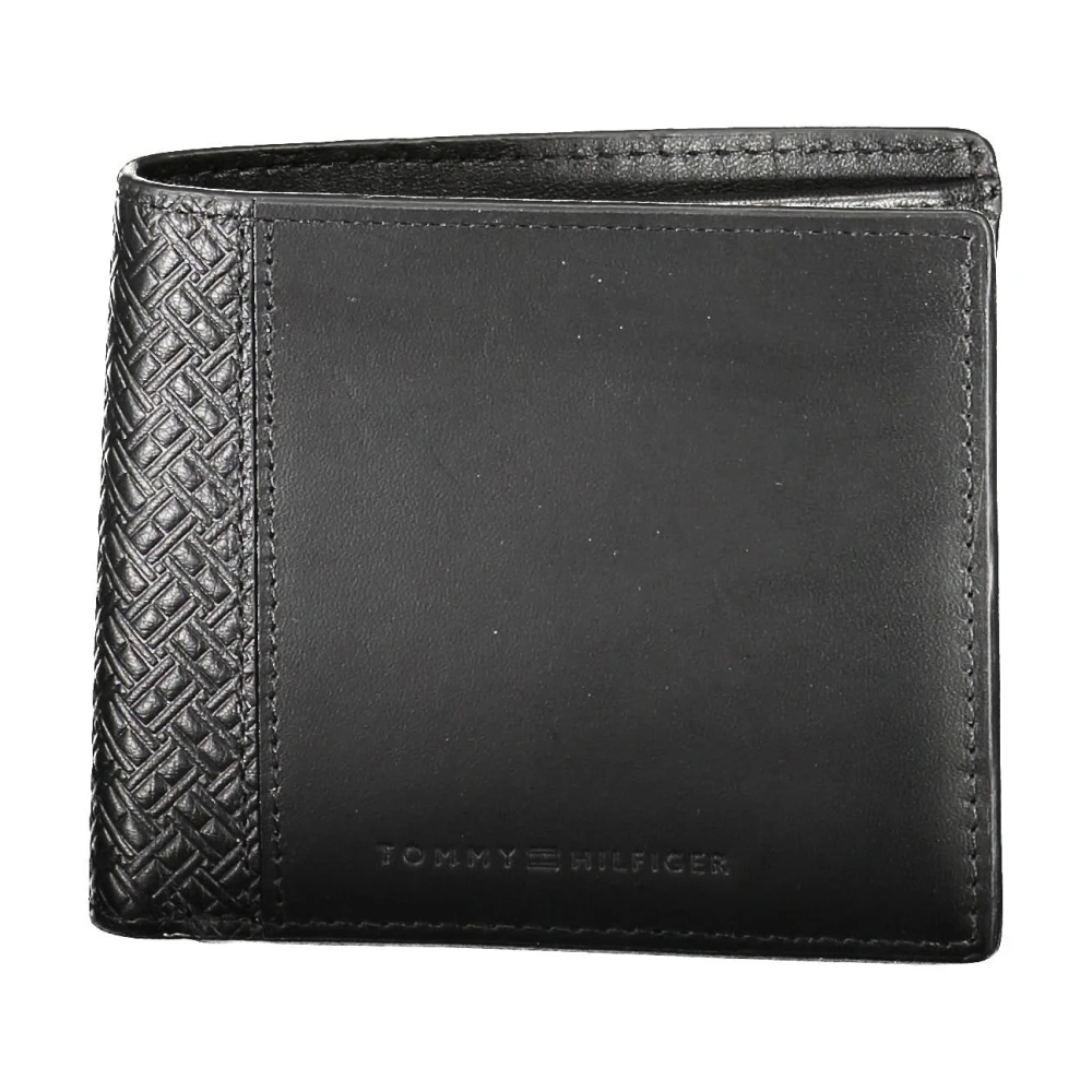 Tommy Hilfiger Men's Black Wallets & Cardholders, One Size, Wallet Contrast Details