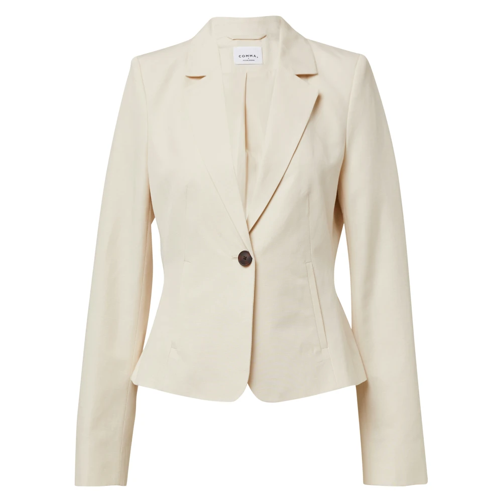 Comma - Jackets > Blazers - Beige - Comma - Modalova
