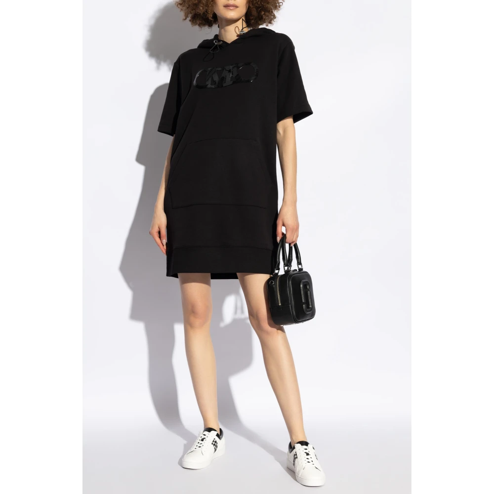 Michael Kors Jurk met Logo Black Dames