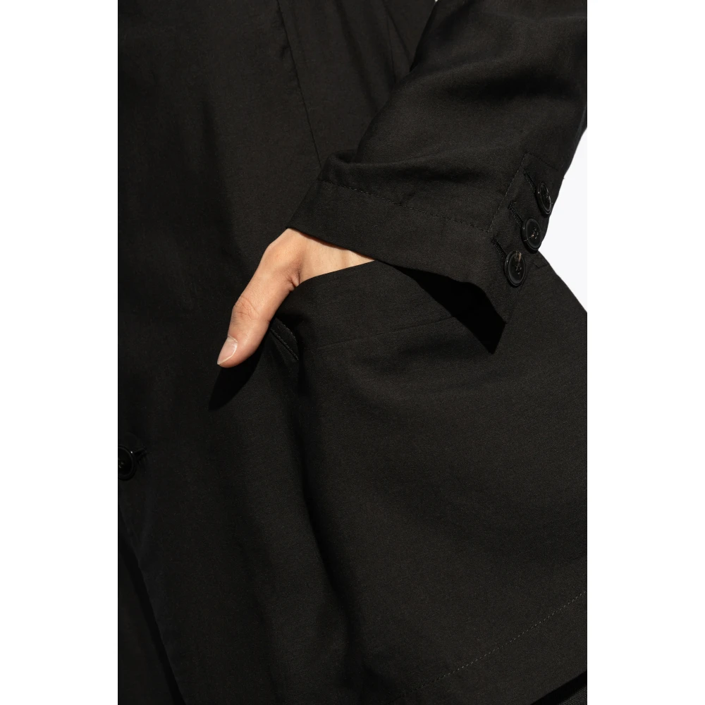 Giorgio Armani Single vent blazer Black Heren