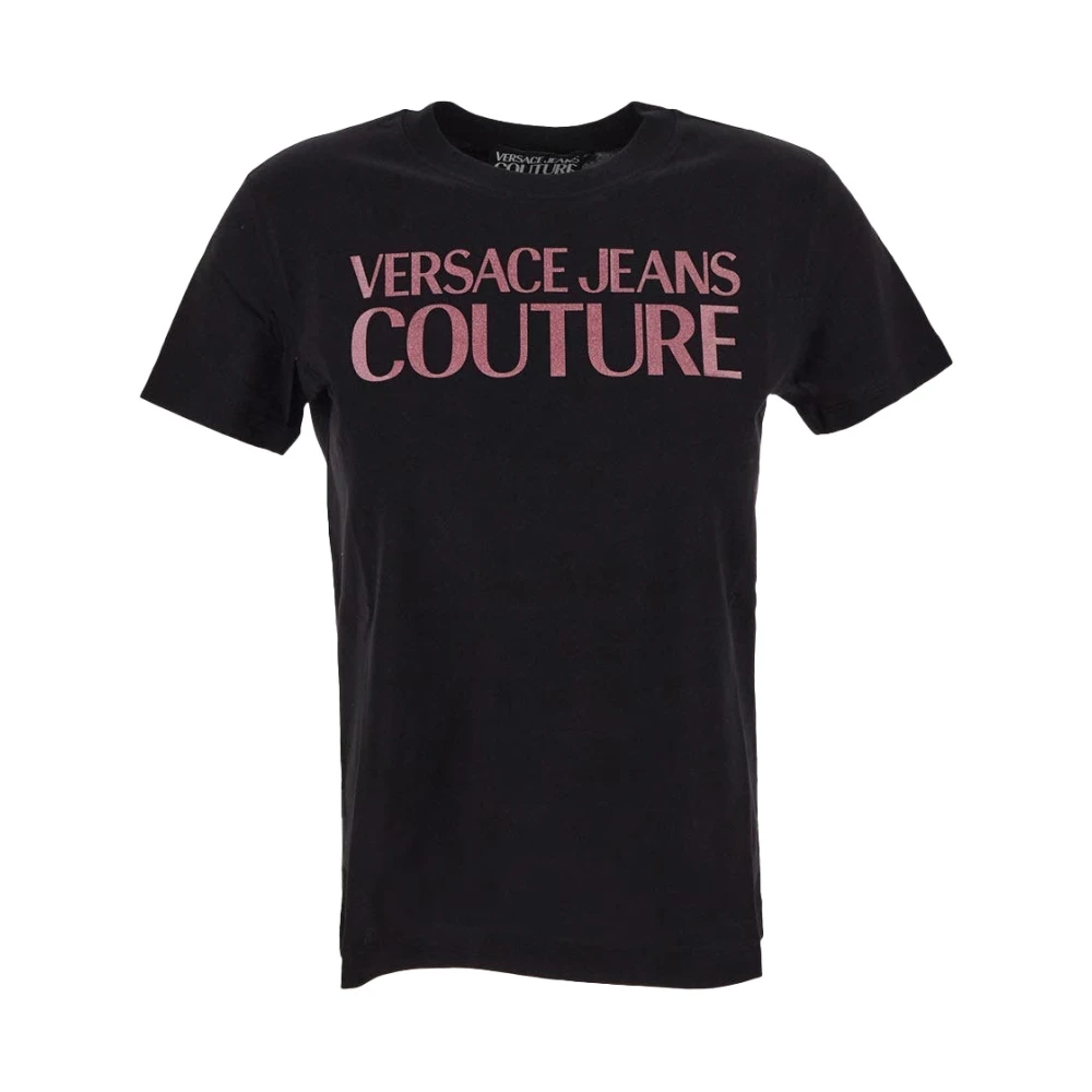 Versace Jeans Couture Women's Black T-Shirt - T-Shirts - Xs - Tops
