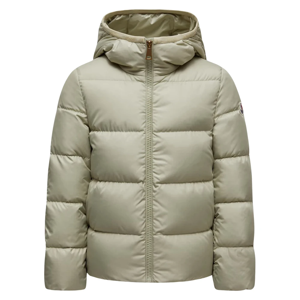 Moncler Beulah Hooded Down Jacket - Female - Winter Jackets - Green - 4 Y - Kids