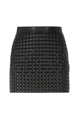 studded-leather-miniskirt