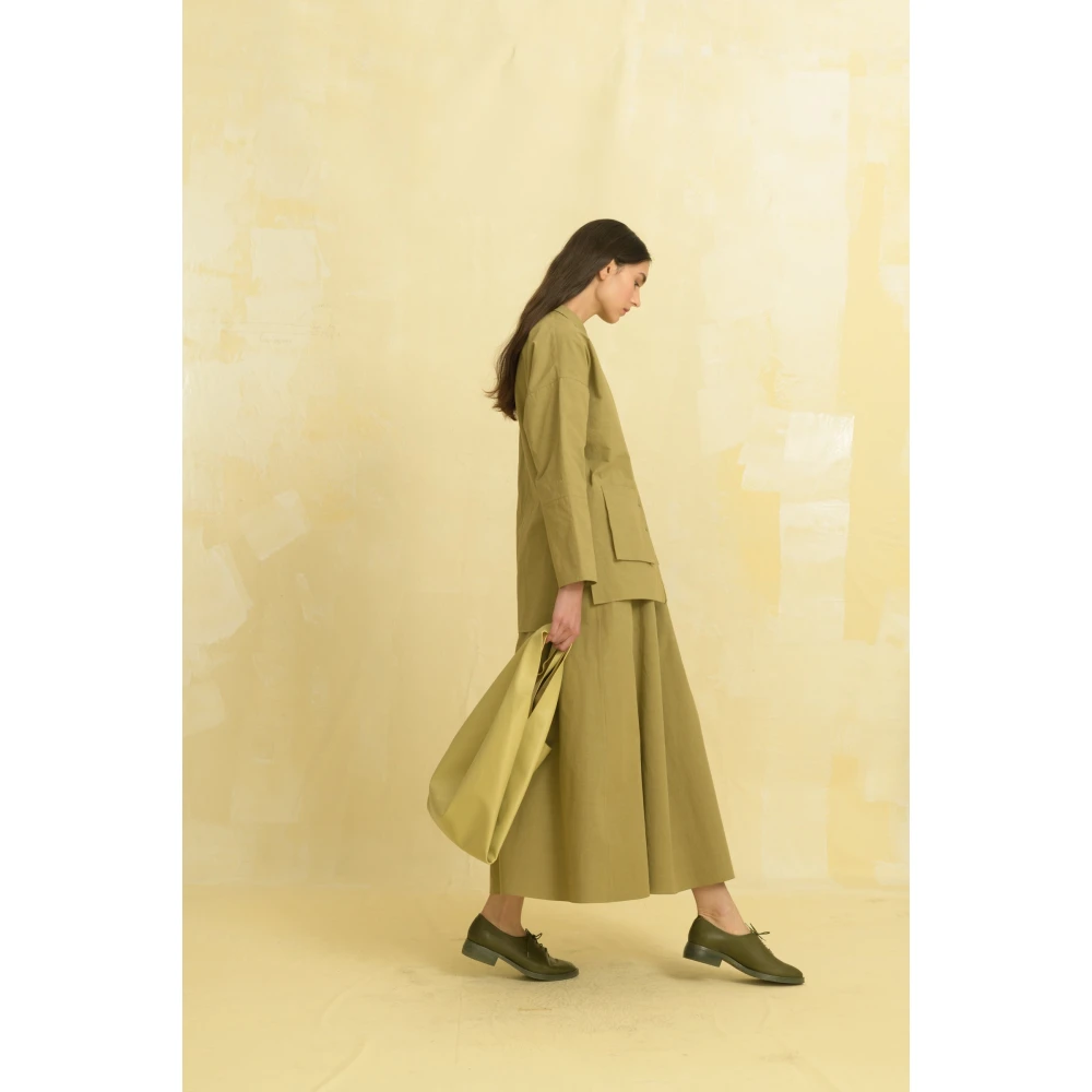 Cortana Cube olijf rok Green Dames