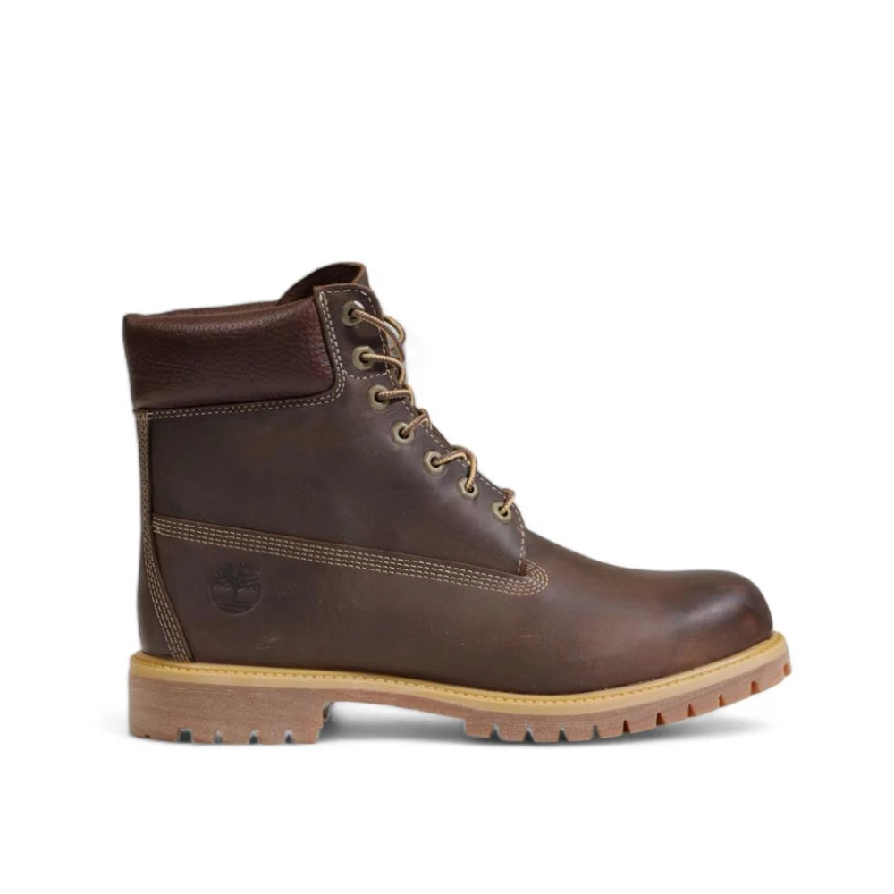 Timberland Men's Brown Lace-Up Boots, 7 Uk, Premium 6-Inch Waterproof Boot